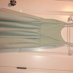 Light blue skater dress
